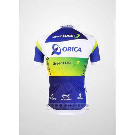 2012 Fahrradbekleidung GreenEDGE Champion Oceania Trikot Kurzarm und Tragerhose - zum Schließen ins Bild klicken